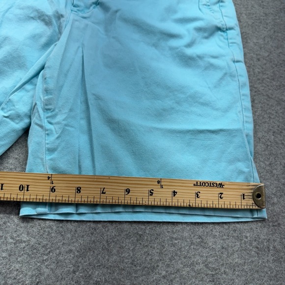 Vineyard Vines Breaker Shorts 31‎ Aqua Blue Chino Stretch Classic Fit Mens - Picture 8 of 10